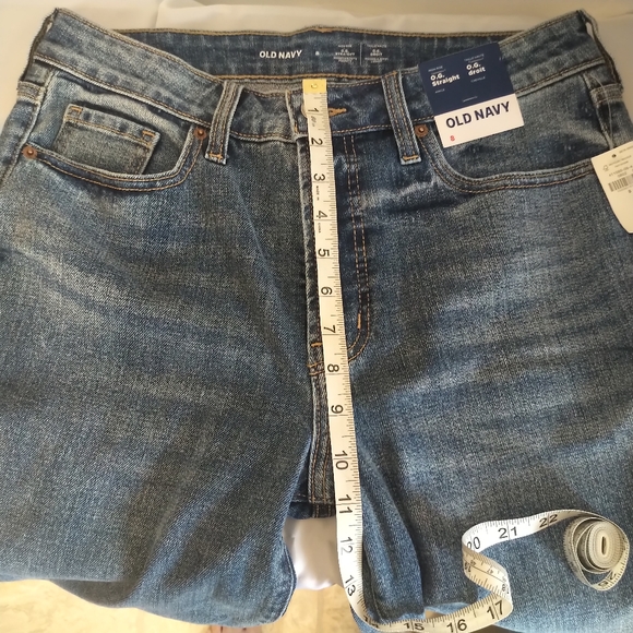 NWT Old Navy High Waisted OG Side-Slit Ankle Jeans - Picture 9 of 11